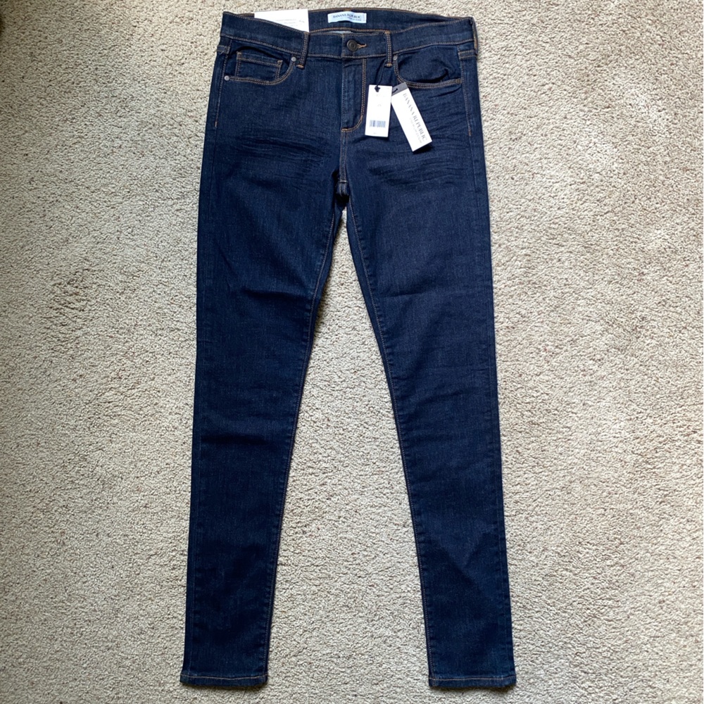 BNWT Banana Republic Premium Denim Mid-Rise Jean, size 8/29T